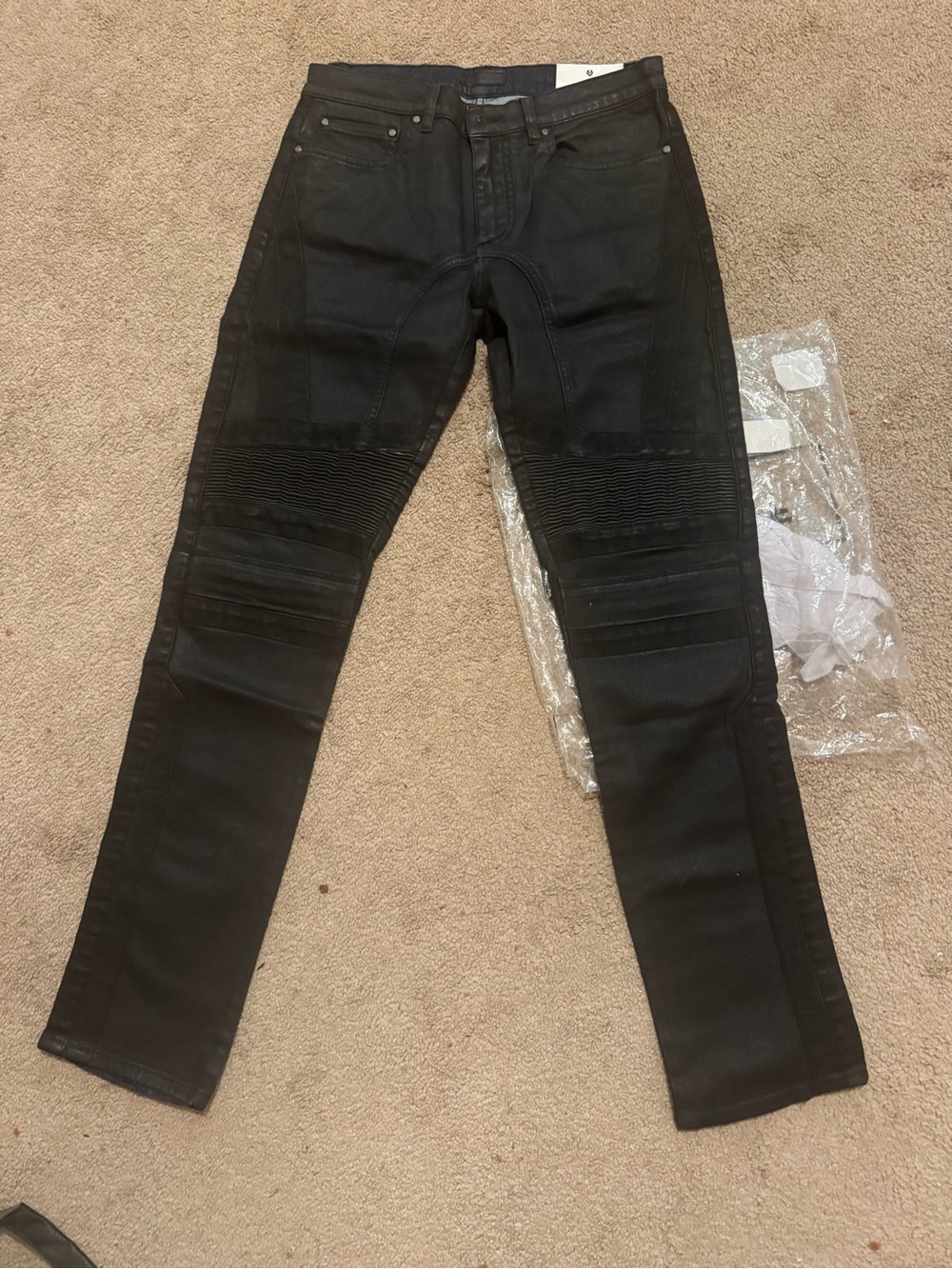 NWT Belstaff Black Men's Cargo Pants Size 31
